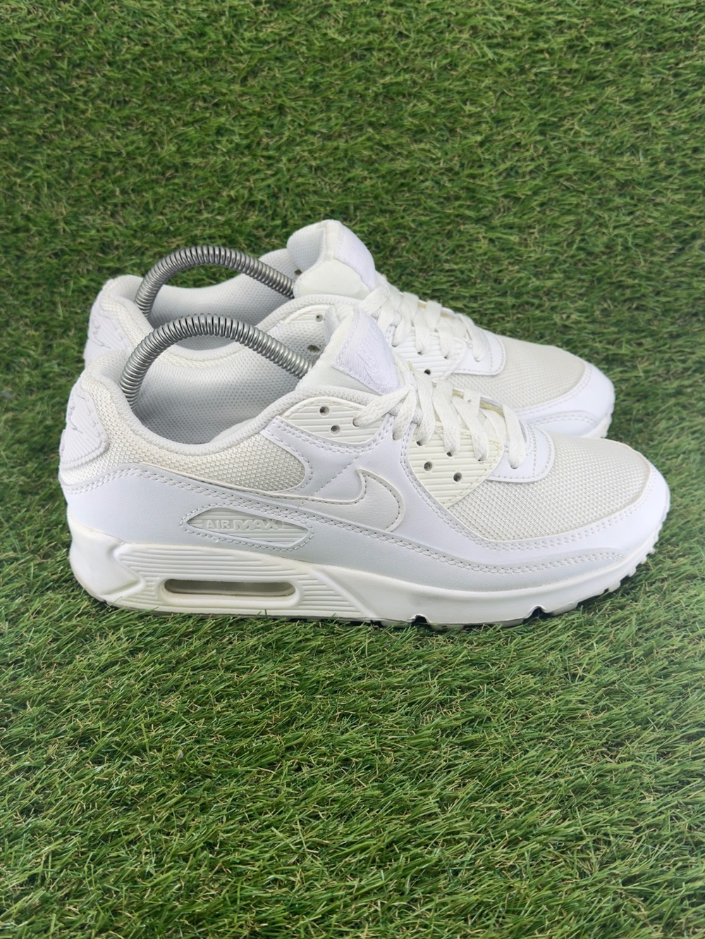 Nike Women’s Air Max 90 Size 9 Triple White |DH8010-100